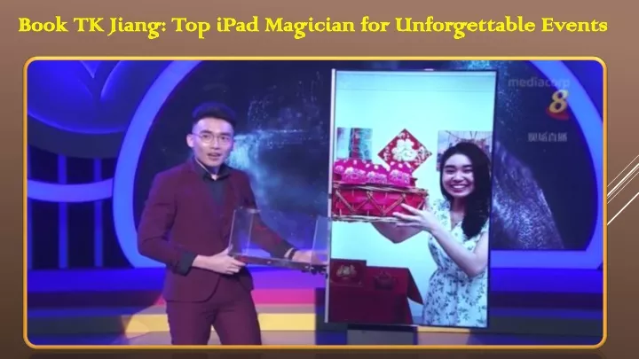 book tk jiang top ipad magician for unforgettable