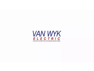 Van Wyk Electric: your trusted partner in critical infrastructure solutions.