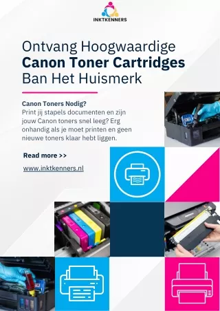 Hoogwaardige Canon Toner Cartridge bij Inktkenners.nl