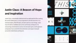 Justin Claus A Beacon of Hope and Inspiration