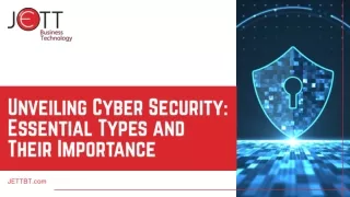 Unveiling Cyber Security: Essential Types and Their Importance