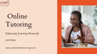 Benefits of Online Tutoring | Smart Math Tutoring