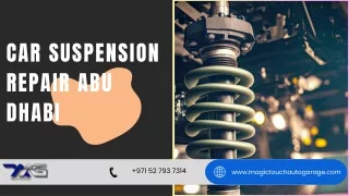 car suspension repair abu dhabi pdf