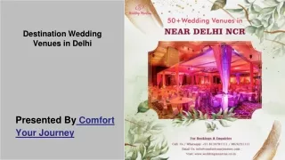 Destination Wedding Venues in Delhi NCR