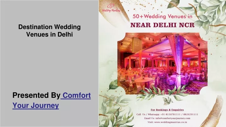 destination wedding venues in delhi