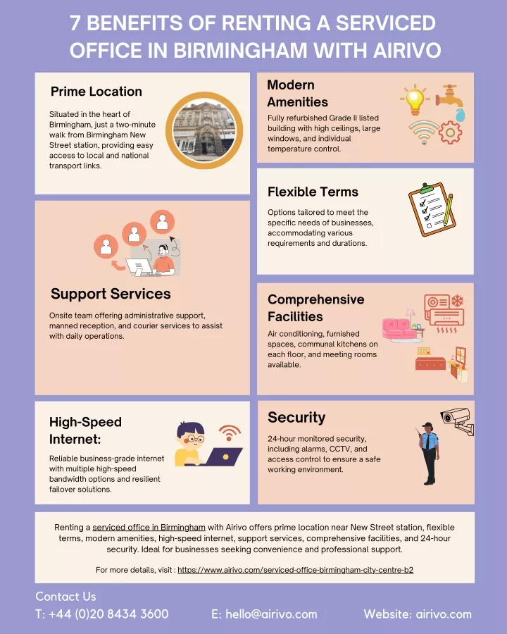 7 benefits of renting a serviced office