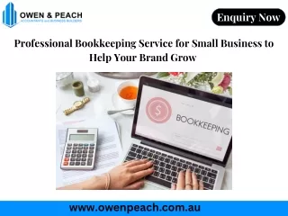 Professional Bookkeeping Service for Small Business to Help Your Brand Grow