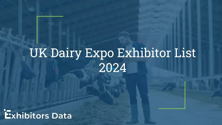 uk dairy expo exhibitor list 2024