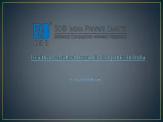 Healthcare Market Research Companies in India