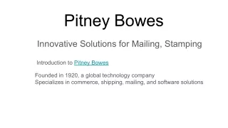 pitney bowes