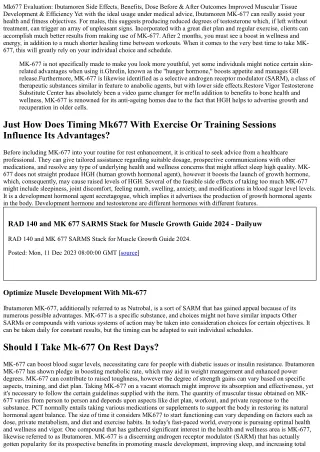 mk677 evaluation ibutamoren side effects benefits