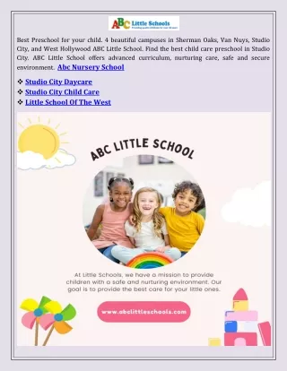 best preschool for your child 4 beautiful
