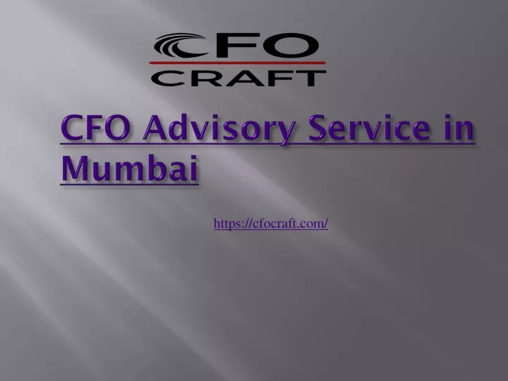 cfo advisory s ervice in mumbai