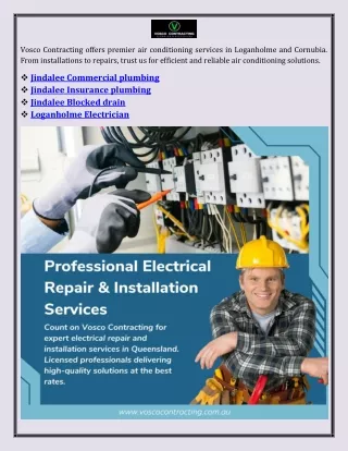 vosco contracting offers premier air conditioning