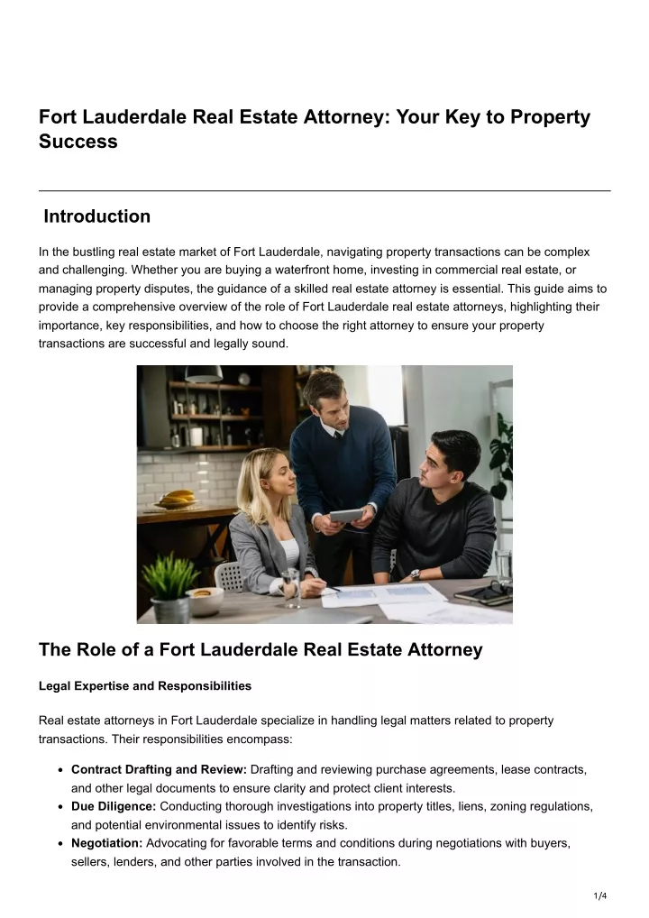 fort lauderdale real estate attorney your