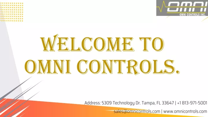 welcome to omni controls