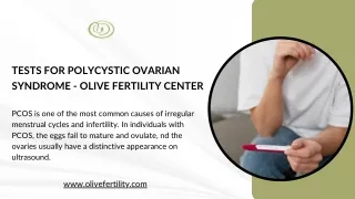 Tests For Polycystic Ovarian Syndrome