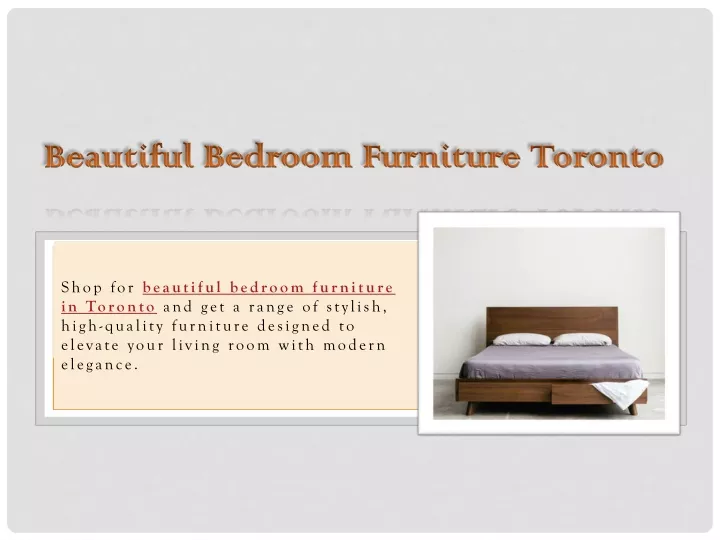 beautiful bedroom furniture toronto