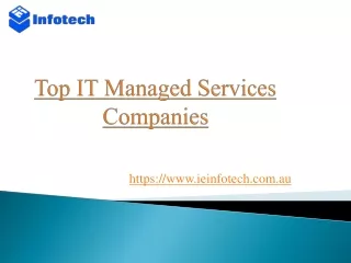 Top IT Managed Services Companies