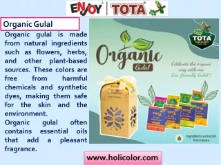 Play Holi safe with Organic and Eco-Friendly Holi Colours