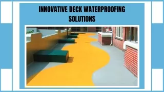 Foster Deck Lifespan With Our Waterproofing Expertise