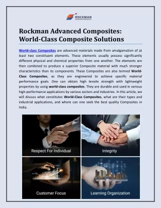 Rockman Advanced Composites: World-Class Composite Solutions