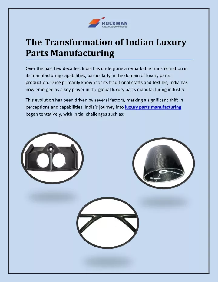 the transformation of indian luxury parts