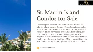 Seaside Serenity: Discover Your Dream Condo in Saint Martin Today!