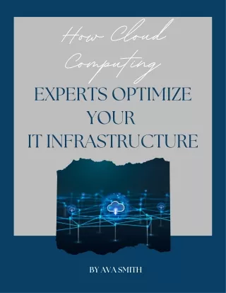 How cloud computing experts optimize your IT infrastructure