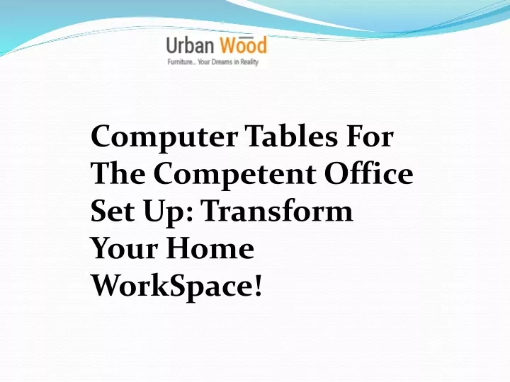 computer tables for the competent office