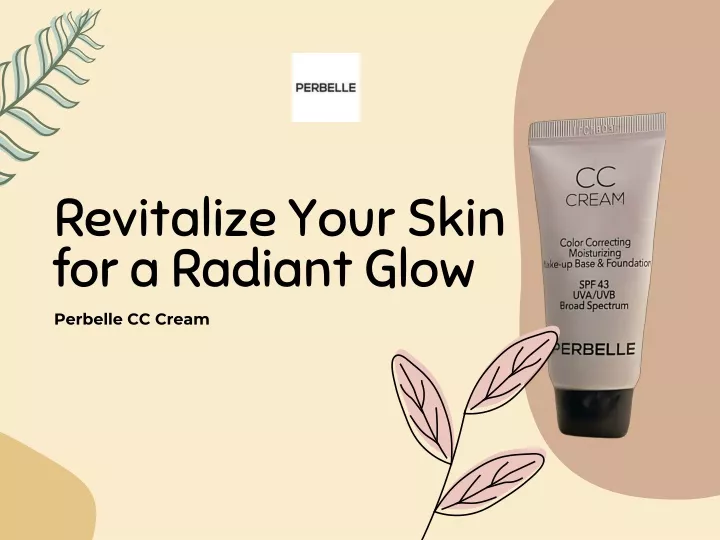 revitalize your skin for a radiant glow