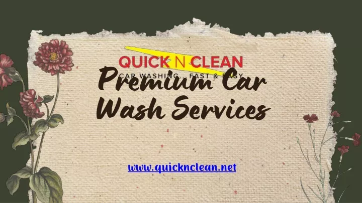 premium car wash services