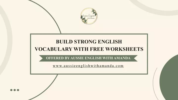 build strong english vocabulary with free