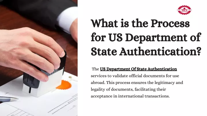 what is the process for us department of state