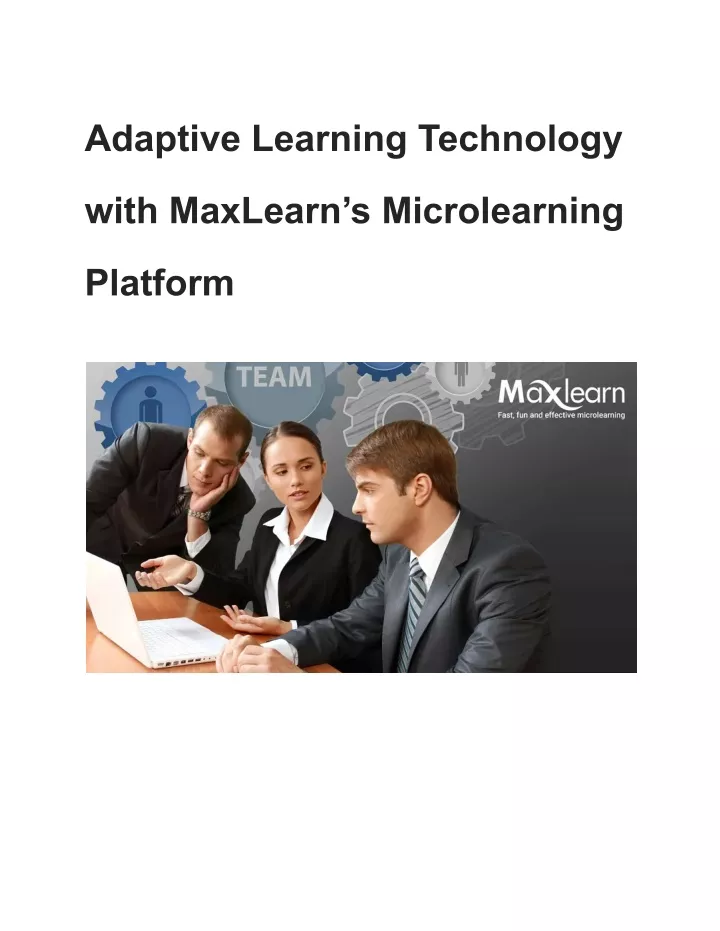 adaptive learning technology