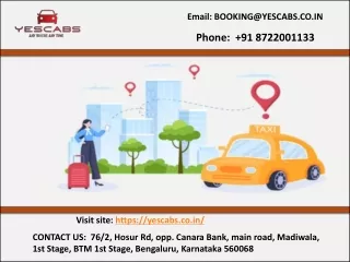 Cabs in Bangalore