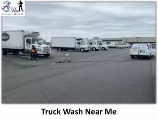 Truck Wash Near Me