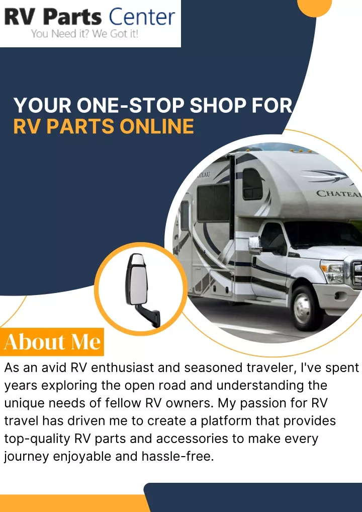 your one stop shop for rv parts online