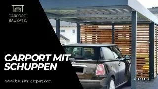 Carport Mit Schuppen