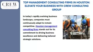 top management consulting firms in houston