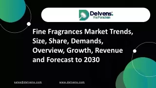 Fine Fragrances Market