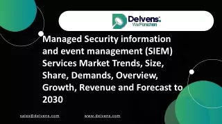 Managed Security information and event management (SIEM) Services Market