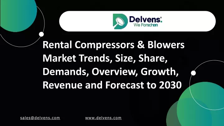 rental compressors blowers market trends size