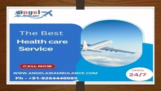 Angel Air Ambulance in Patna is a reliable solution in the healthcare sector