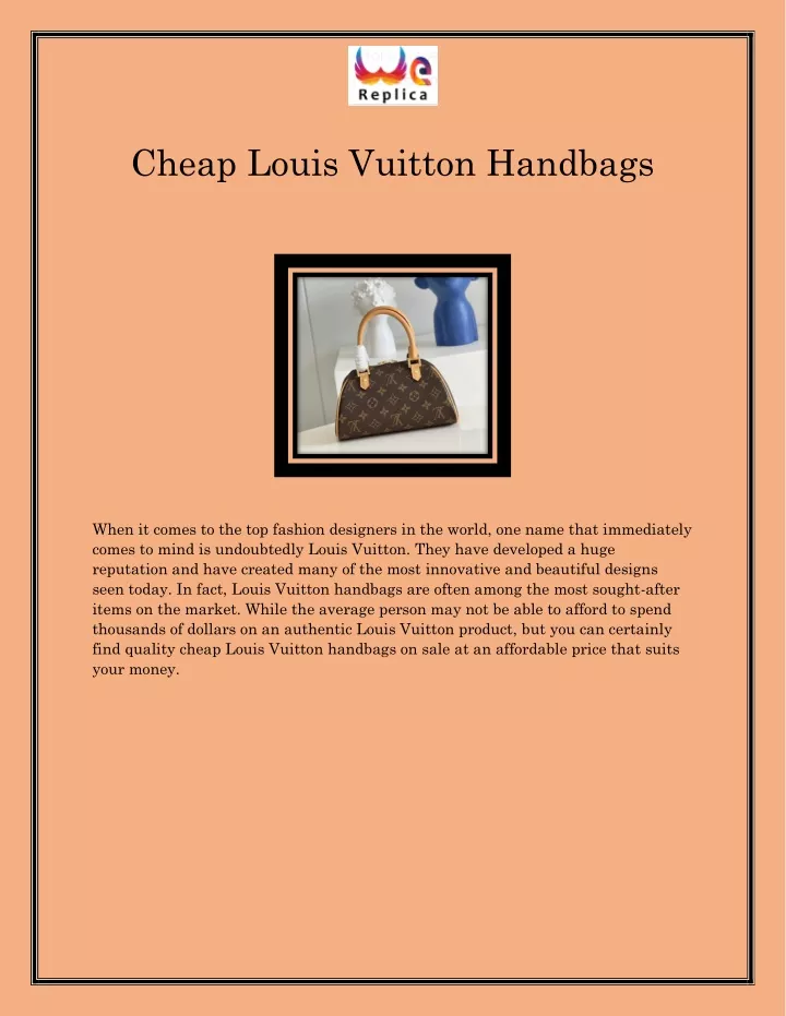 cheap louis vuitton handbags