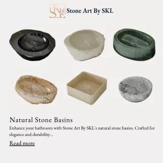 Natural Stone Basins - Decor Prodcuts | Stone Art By SKL