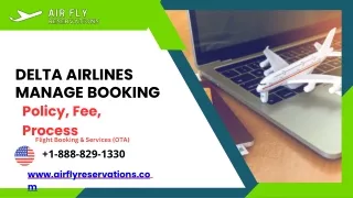 delta airlines manage booking