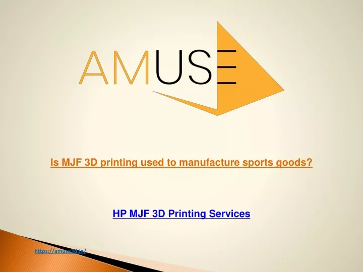 is mjf 3d printing used to manufacture sports