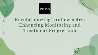revolutionizing uroflowmetry enhancing monitoring and treatment progression