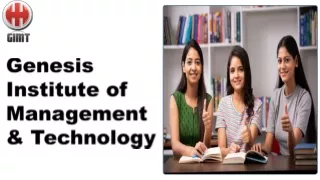 Genesis Institute of Management & Technology